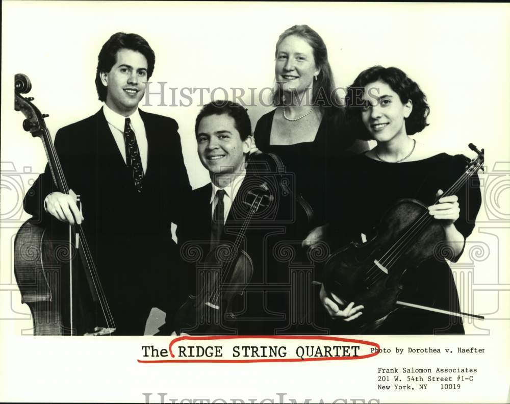 1991 Press Photo The Ridge String Quartet - hcp09530- Historic Images