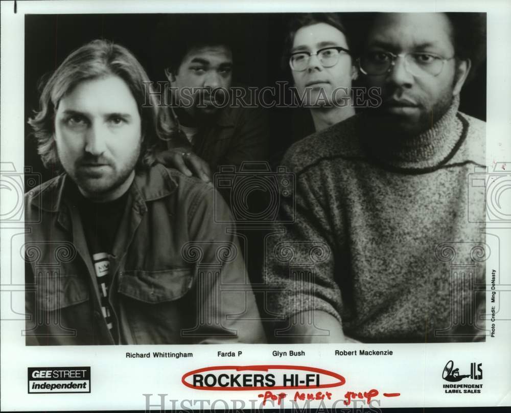 1995 Press Photo Rockers Hi-Fi music group - hcp09534- Historic Images