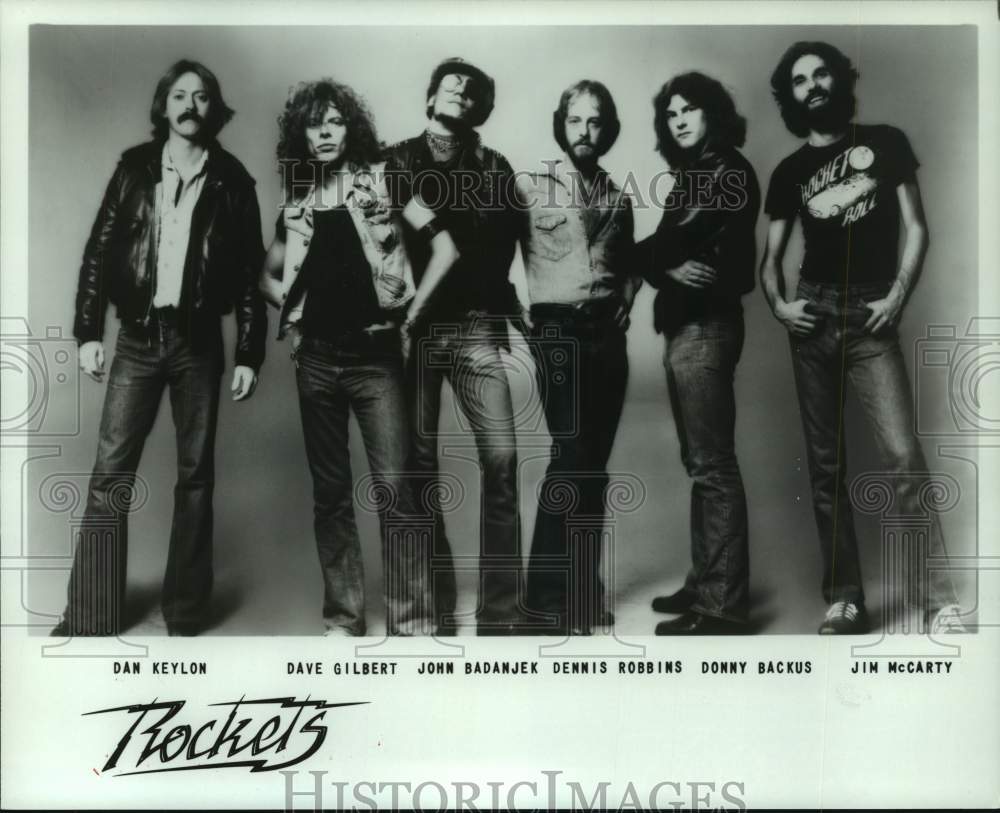 1981 Press Photo American rock band - Rockets - hcp09539- Historic Images