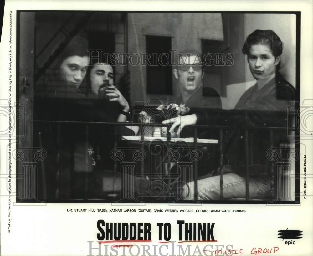 1994 Press Photo Shudder to Think - American indie rock band - hcp09561- Historic Images