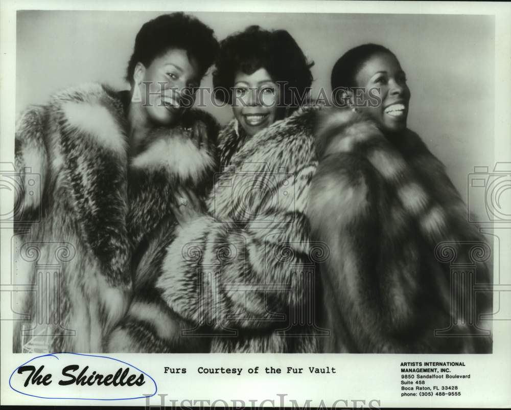 1987 Press Photo Musical group &quot;The Shirelles&quot; - hcp09570- Historic Images