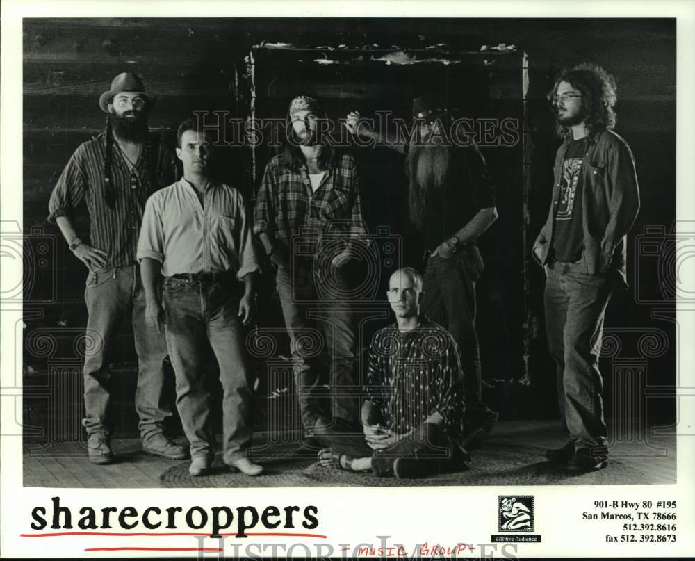 1997 Press Photo Musical group &quot;Sharecroppers&quot; - hcp09573- Historic Images