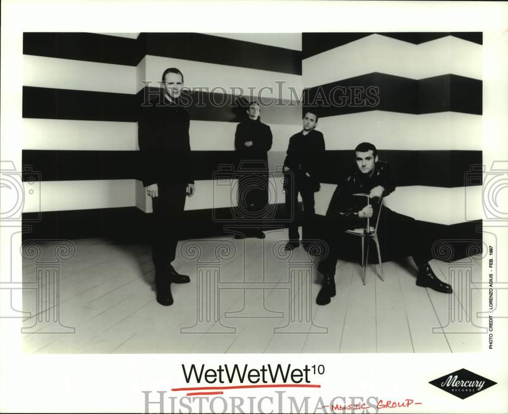 1997 Press Photo WetWetWet - Scottish band - hcp09670- Historic Images