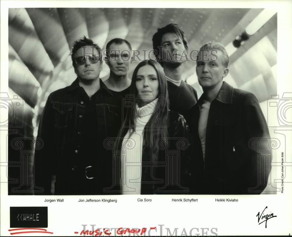 1998 Press Photo Whale - Swedish rock group - hcp09677- Historic Images