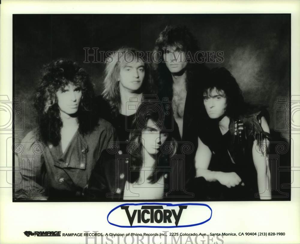 1989 Press Photo Rock group Victory - hcp09690- Historic Images