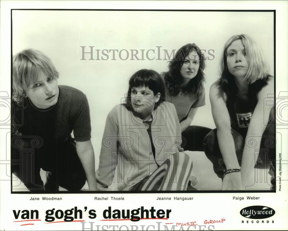 1995 Press Photo Van Gogh&#39;s Daughter - music group - hcp09697- Historic Images