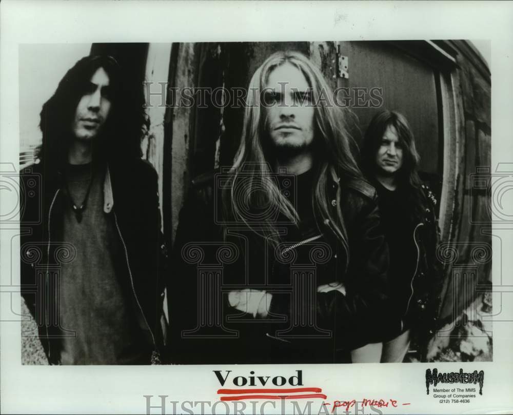 1996 Press Photo Pop music group &quot;Voivod&quot;. - hcp09716- Historic Images