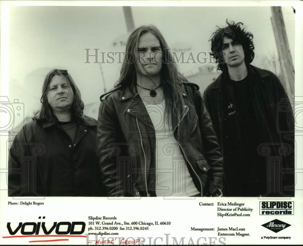 1998 Press Photo Rock music group &quot;Voi Vod&quot;. - hcp09718- Historic Images