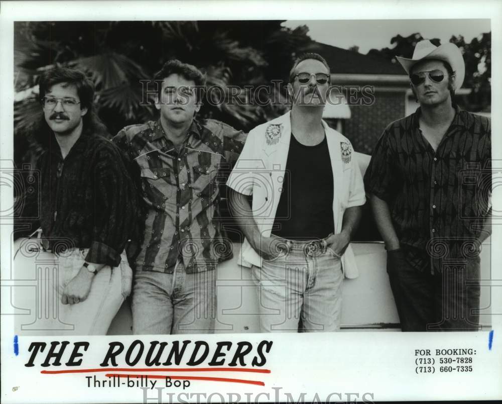 1990 Press Photo The Rounders - Thrill-billy Bop Group - hcp09743- Historic Images