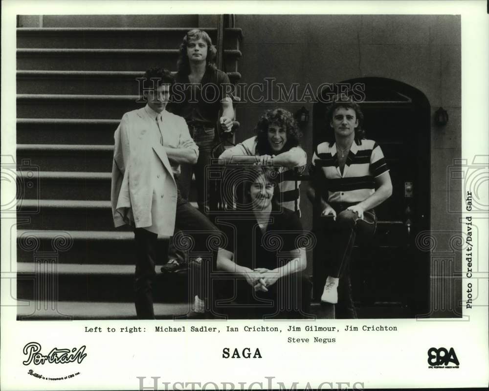 1982 Press Photo Members of the band Saga - hcp09749- Historic Images