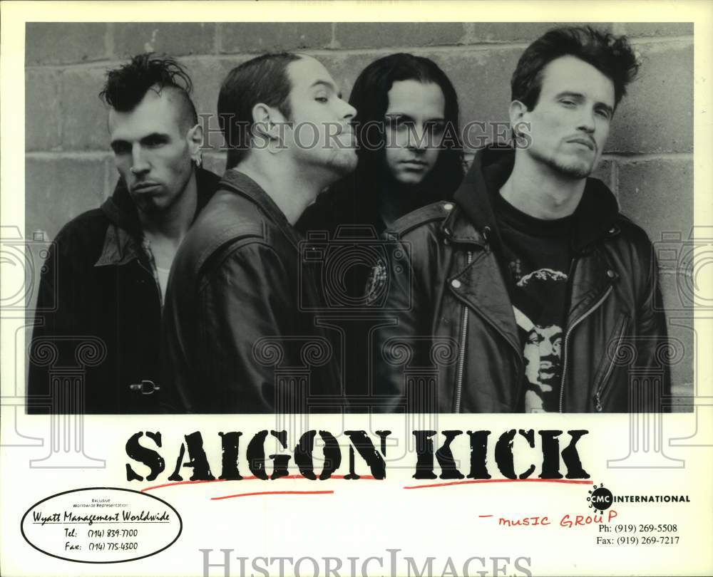 1995 Press Photo American rock band Saigon Kick - hcp09751- Historic Images