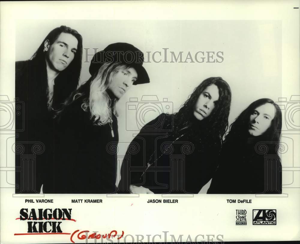 1991 Press Photo Saigon Kick, American rock band - hcp09752- Historic Images