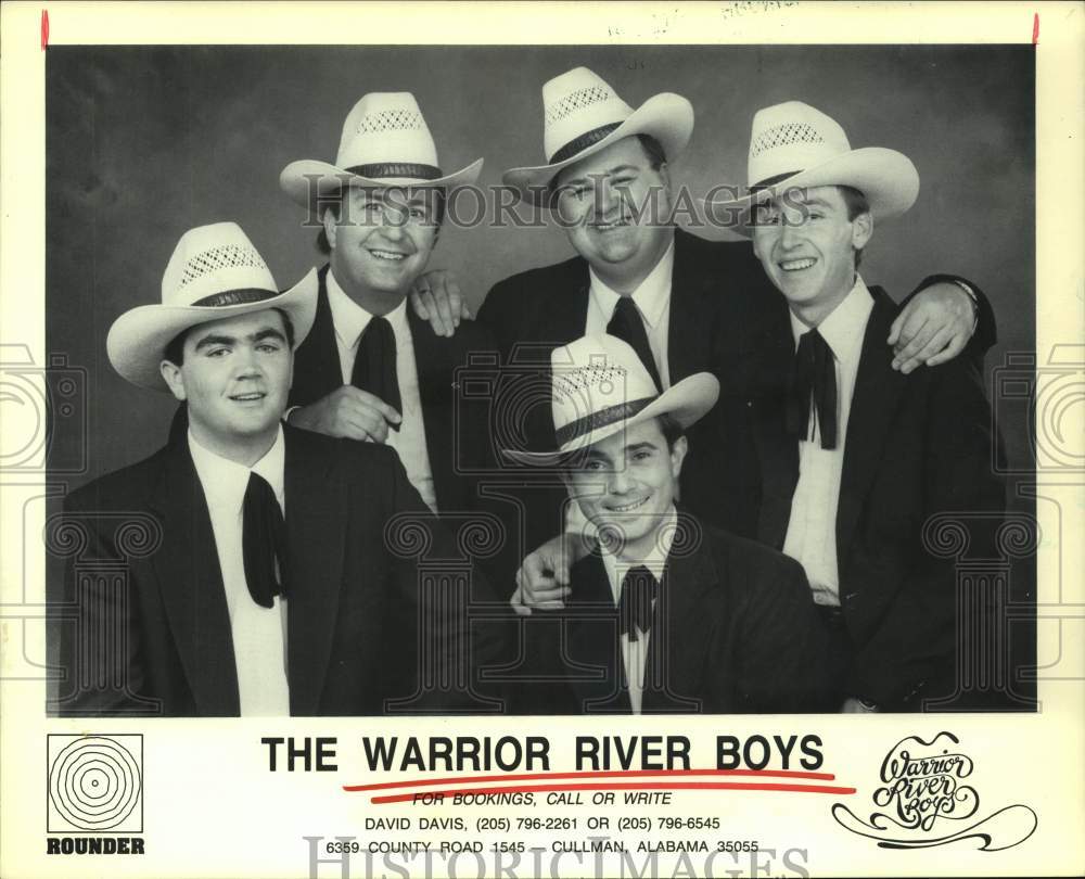 1993 Press Photo Music group The Warrior River Boys. - hcp09761- Historic Images