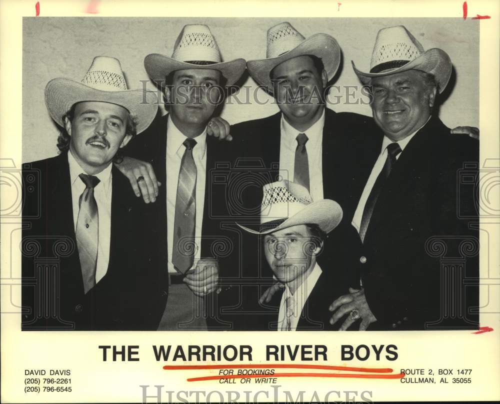 1990 Press Photo Music group The Warrior River Boys. - hcp09763- Historic Images