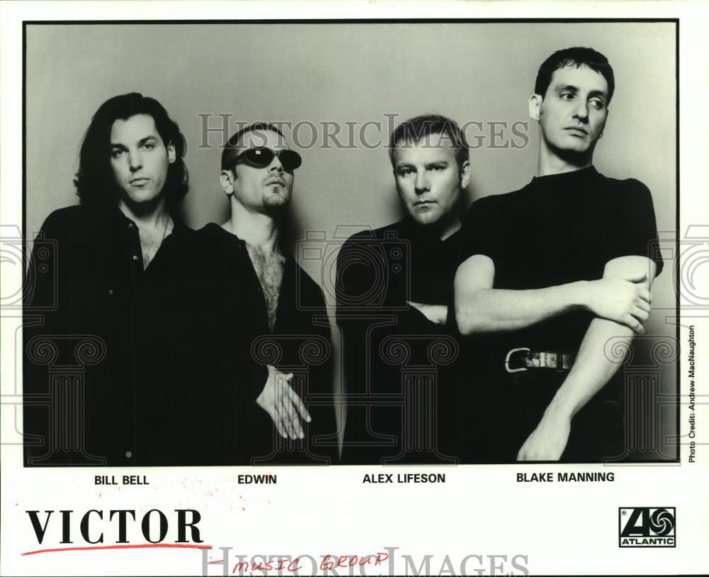 1996 Press Photo Members of music group &quot;Victor&quot;. - hcp09782- Historic Images