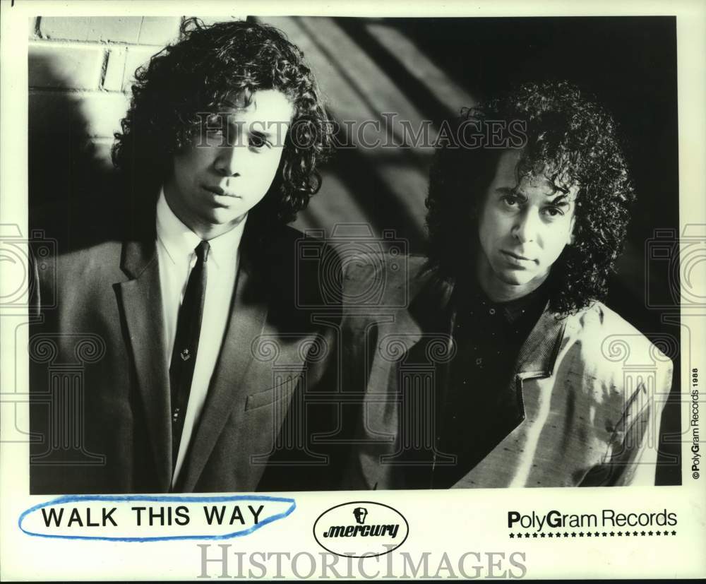 1988 Press Photo Walk This Way - musicians - hcp09793- Historic Images