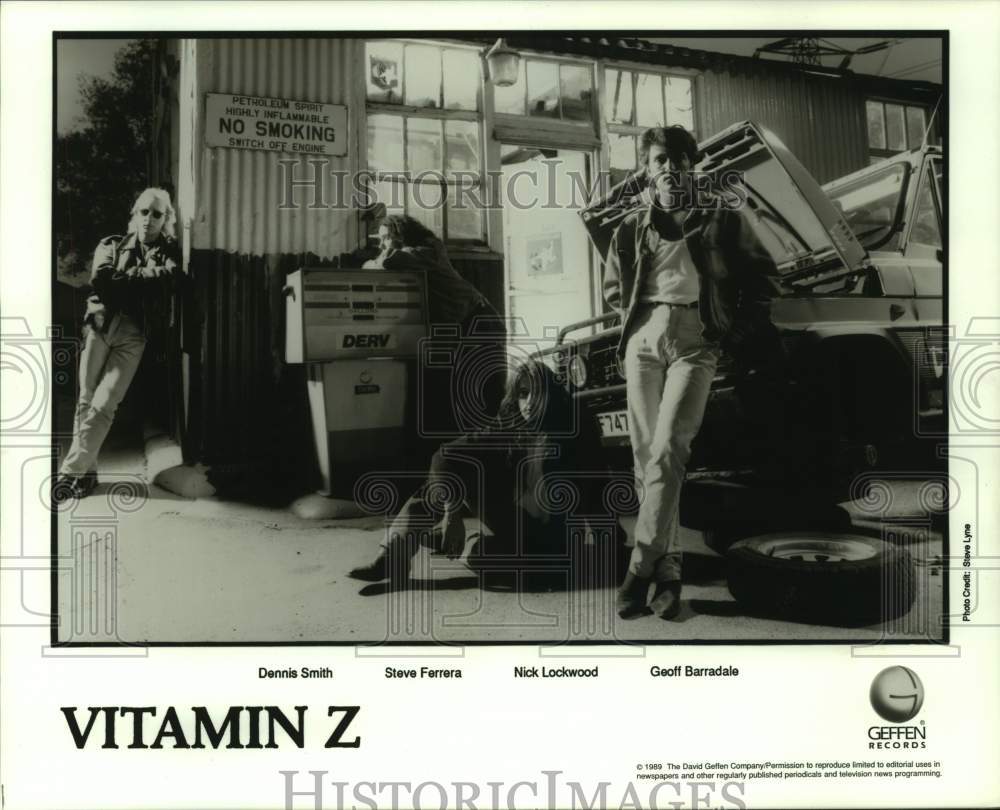 1989 Press Photo Music group Vitamin Z. - hcp09817- Historic Images