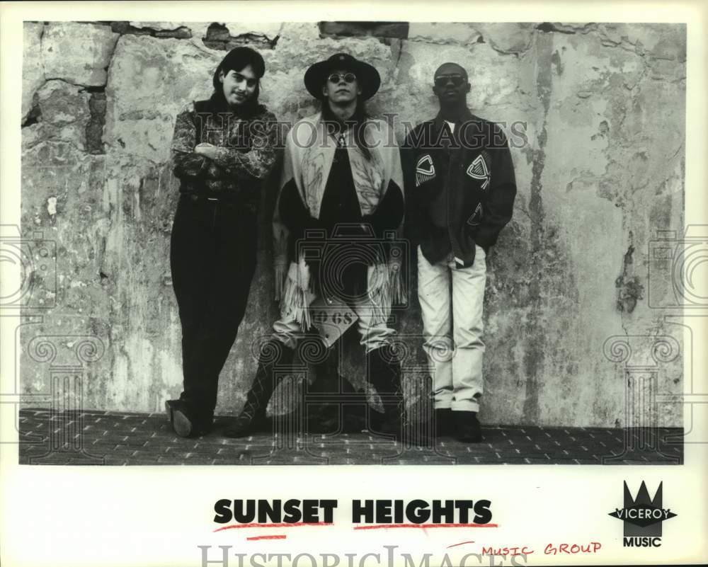 1995 Press Photo Music group Sunset Heights. - hcp09820- Historic Images