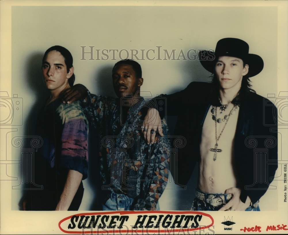 1993 Press Photo Rock music group Sunset Heights. - hcp09821- Historic Images