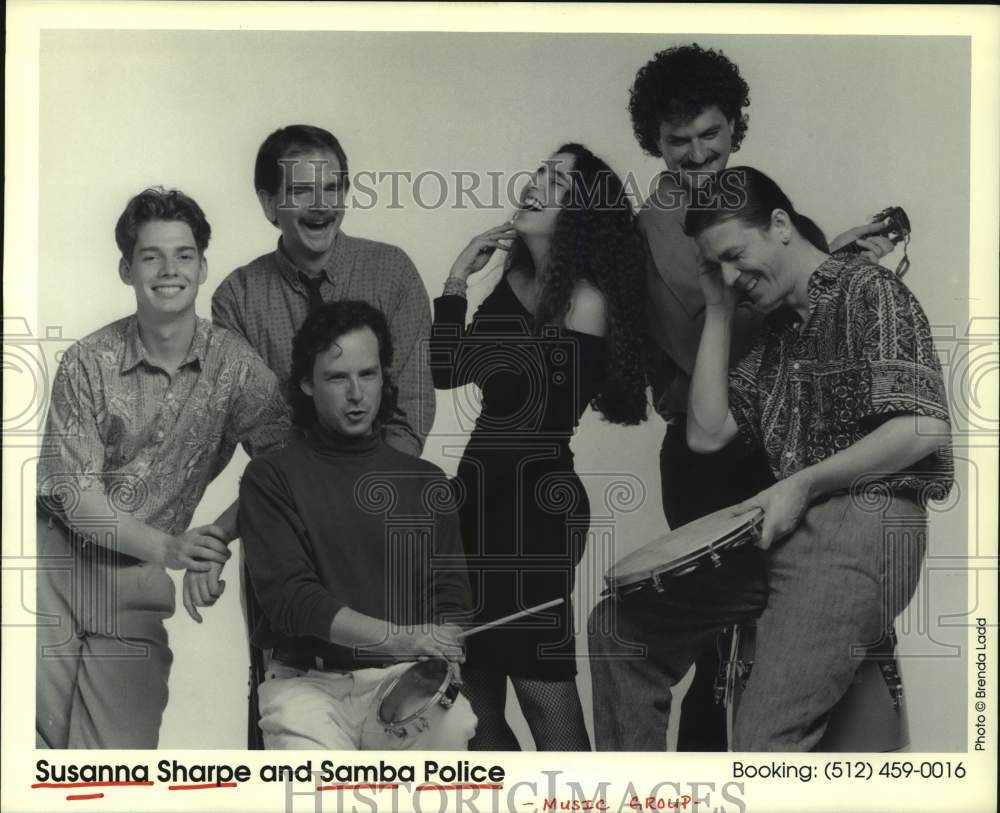 1997 Press Photo Music group Susanna Sharpe and Samba Police. - hcp09830- Historic Images