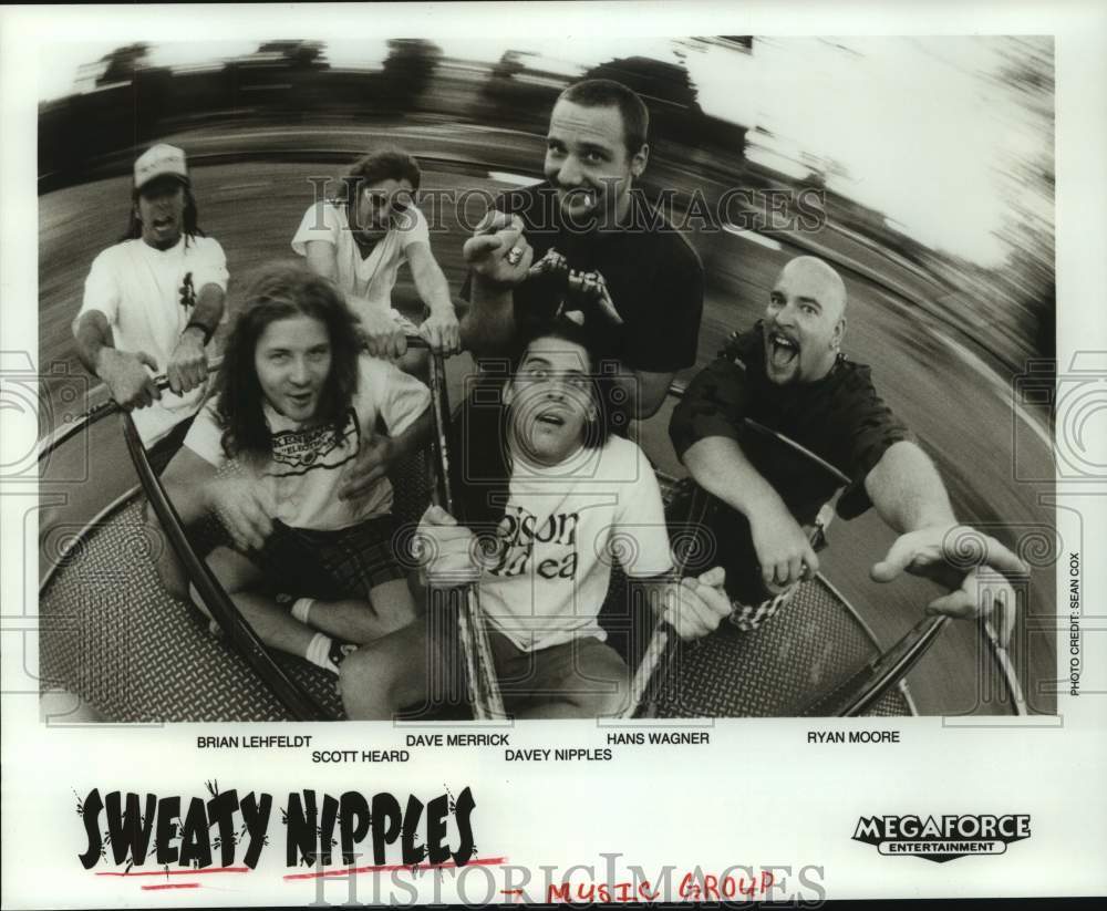 1993 Press Photo Members of the Music Group, Sweaty Nipples - hcp09831- Historic Images