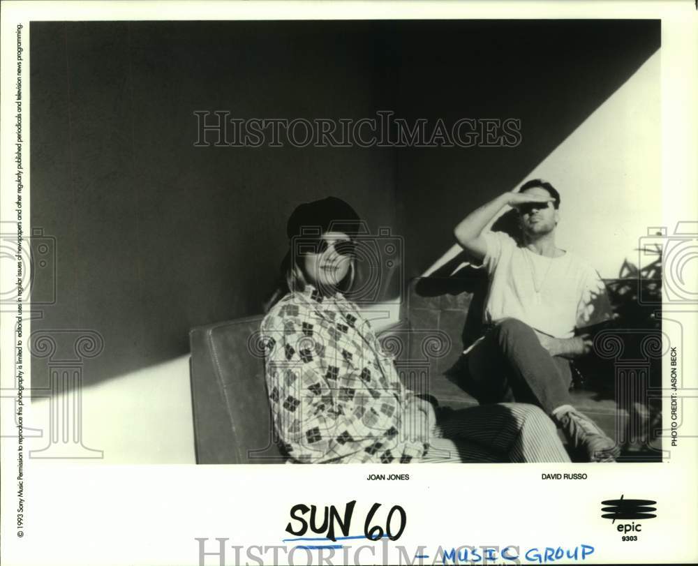 1993 Press Photo Members of the Music Group, Sun 60 - hcp09843- Historic Images