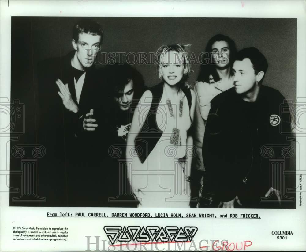 1992 Press Photo Members of Music Group, Sunscream - hcp09845- Historic Images