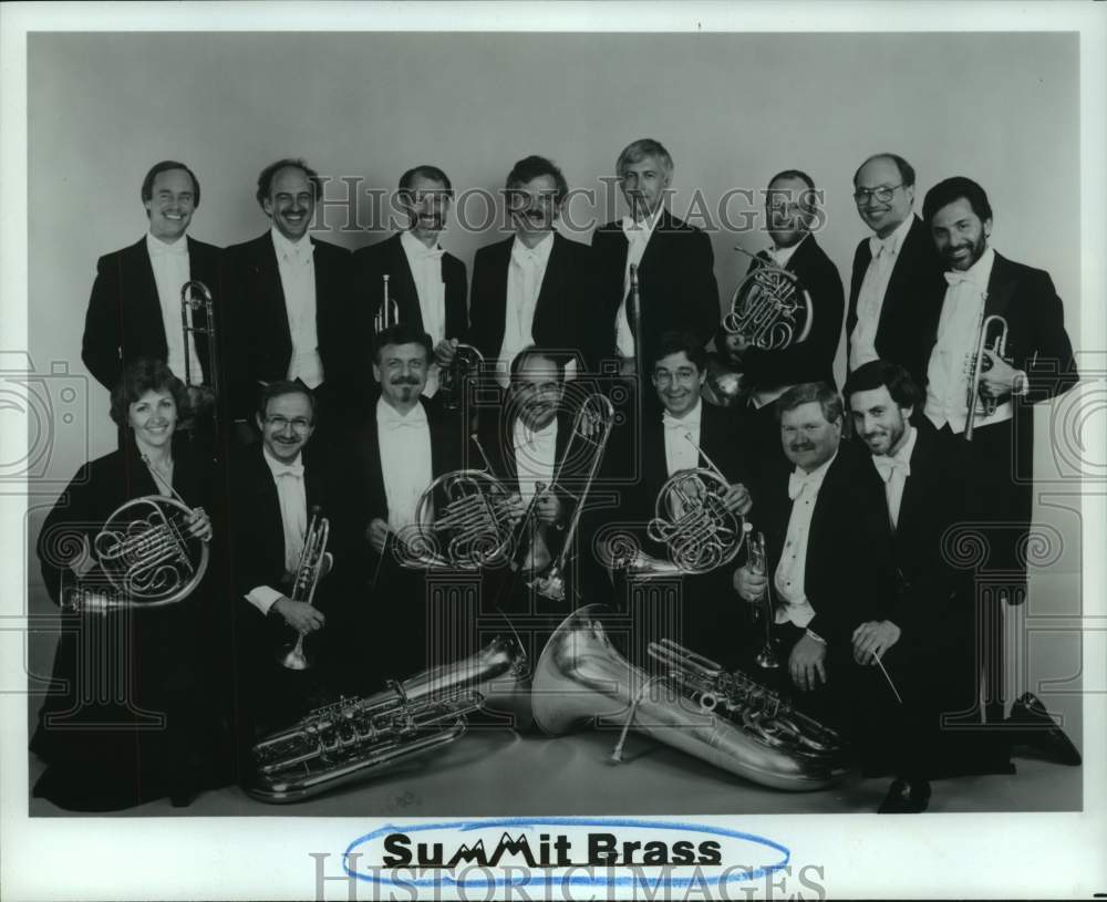 1988 Press Photo Music Group, Summit Brass - hcp09848- Historic Images