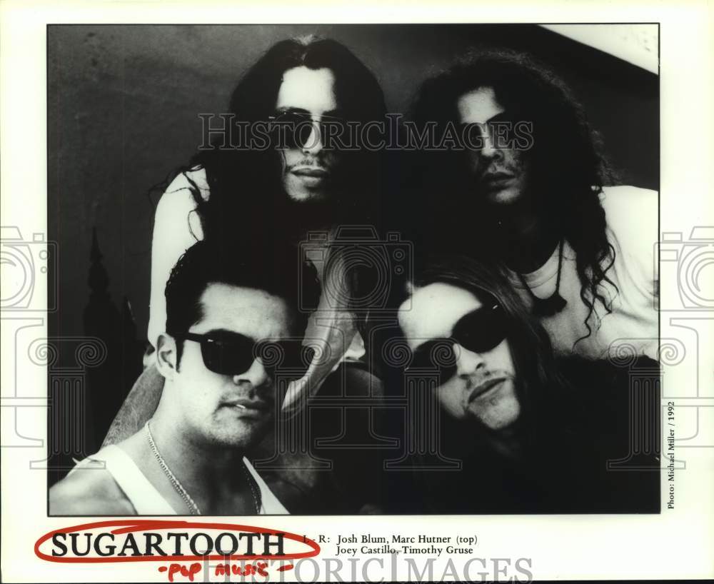 1992 Press Photo Members of Pop Music Group, Sugartooth - hcp09852- Historic Images