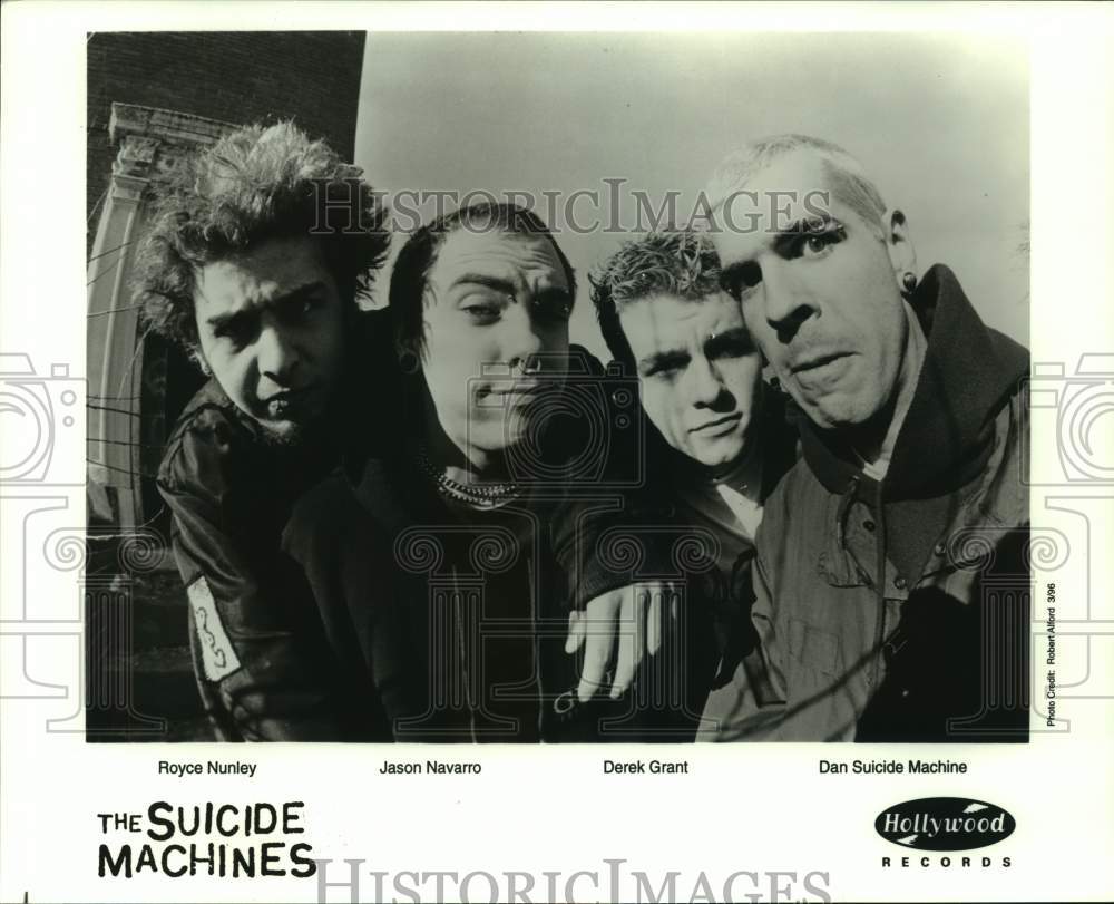 1996 Press Photo The Suicide Machines - American punk rock band - hcp09856- Historic Images