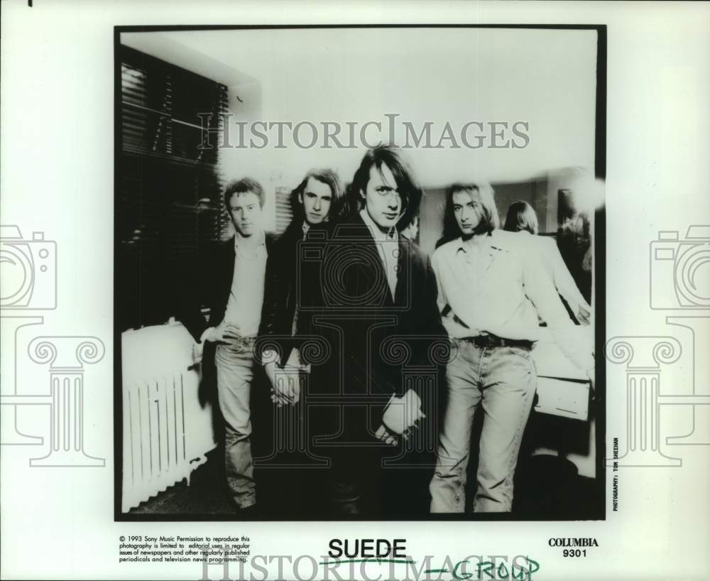 1993 Press Photo Suede - English alternative rock group - hcp09864- Historic Images