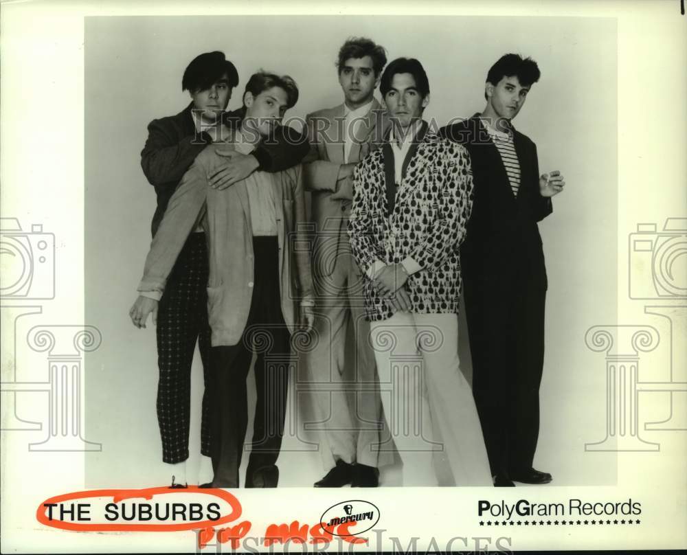 1983 Press Photo Pop music group The Suburbs. - hcp09872- Historic Images