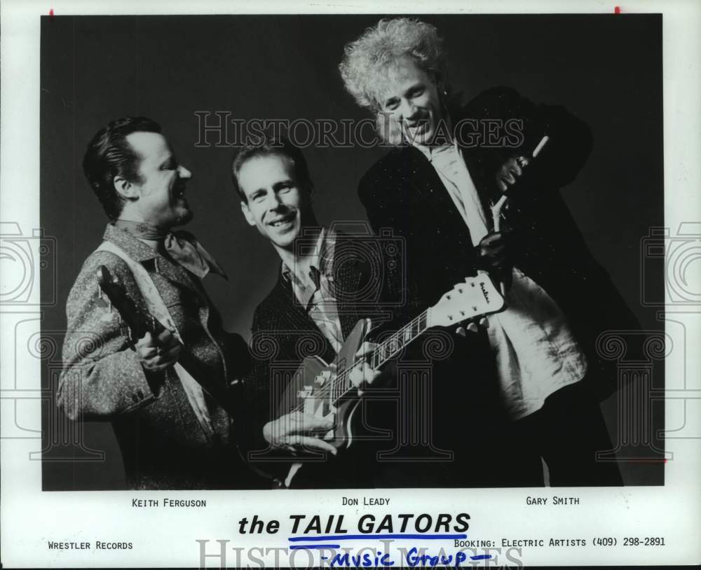 1986 Press Photo Music Group &quot;The Tail Gators&quot; - hcp09891- Historic Images