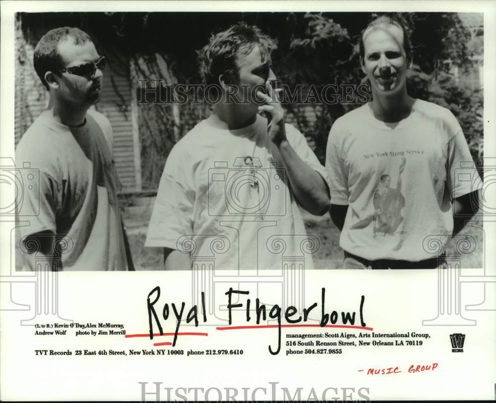 1997 Press Photo Members of the music group Royal Fingerbowl - hcp09912- Historic Images