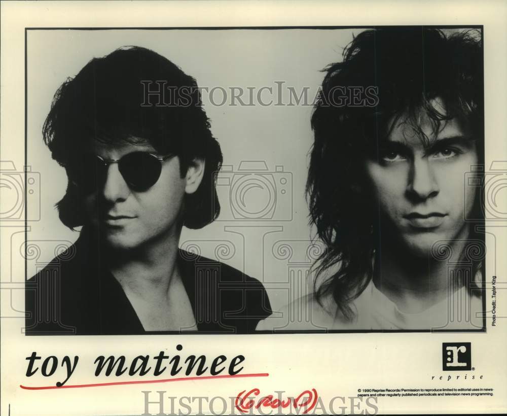 1990 Press Photo Music Group &quot;Toy Matinee&quot; - hcp09954- Historic Images