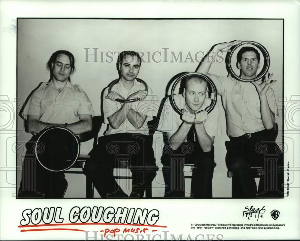 1996 Press Photo Members of the musical group &quot;Soul Coughing&quot; - hcp09989- Historic Images