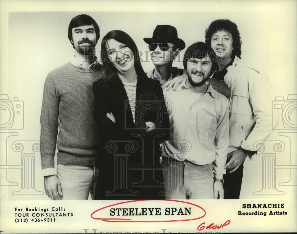 1989 Press Photo Celtic Music Group &quot;Steeleye Span&quot; - hcp09993- Historic Images