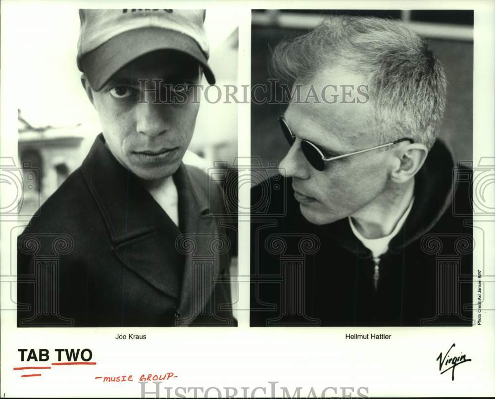 1997 Press Photo Joe Kraus, Hellmut Hattler of Music Group &quot;Tab Two&quot; - hcp10005- Historic Images