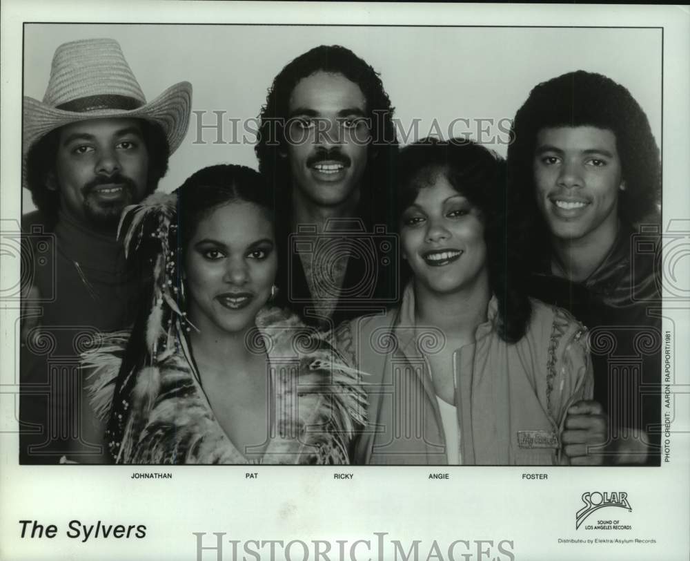 1981 Press Photo Pop Music Group &quot;The Sylvers&quot; - hcp10019- Historic Images