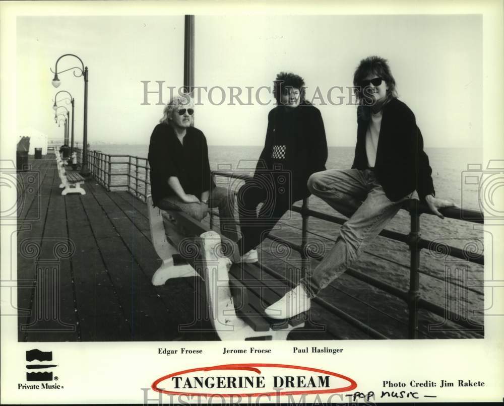 1991 Press Photo Members of the musical group &quot;Tangerine Dream&quot; - hcp10031- Historic Images