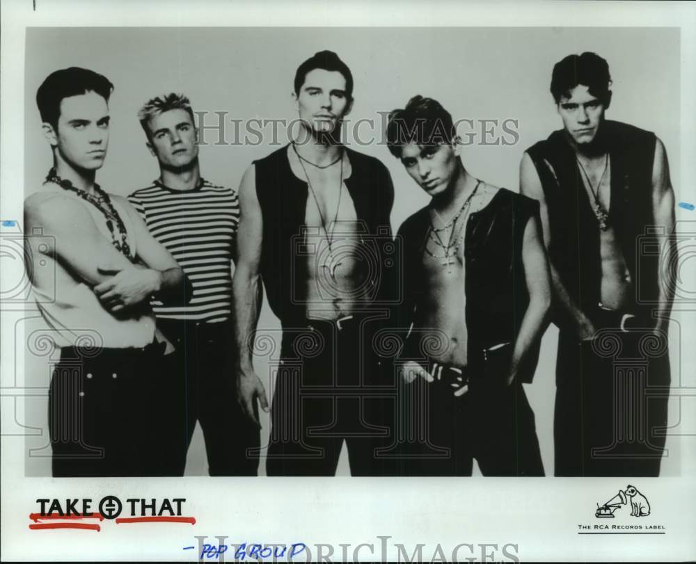 1993 Press Photo Pop group Take That - hcp10039- Historic Images