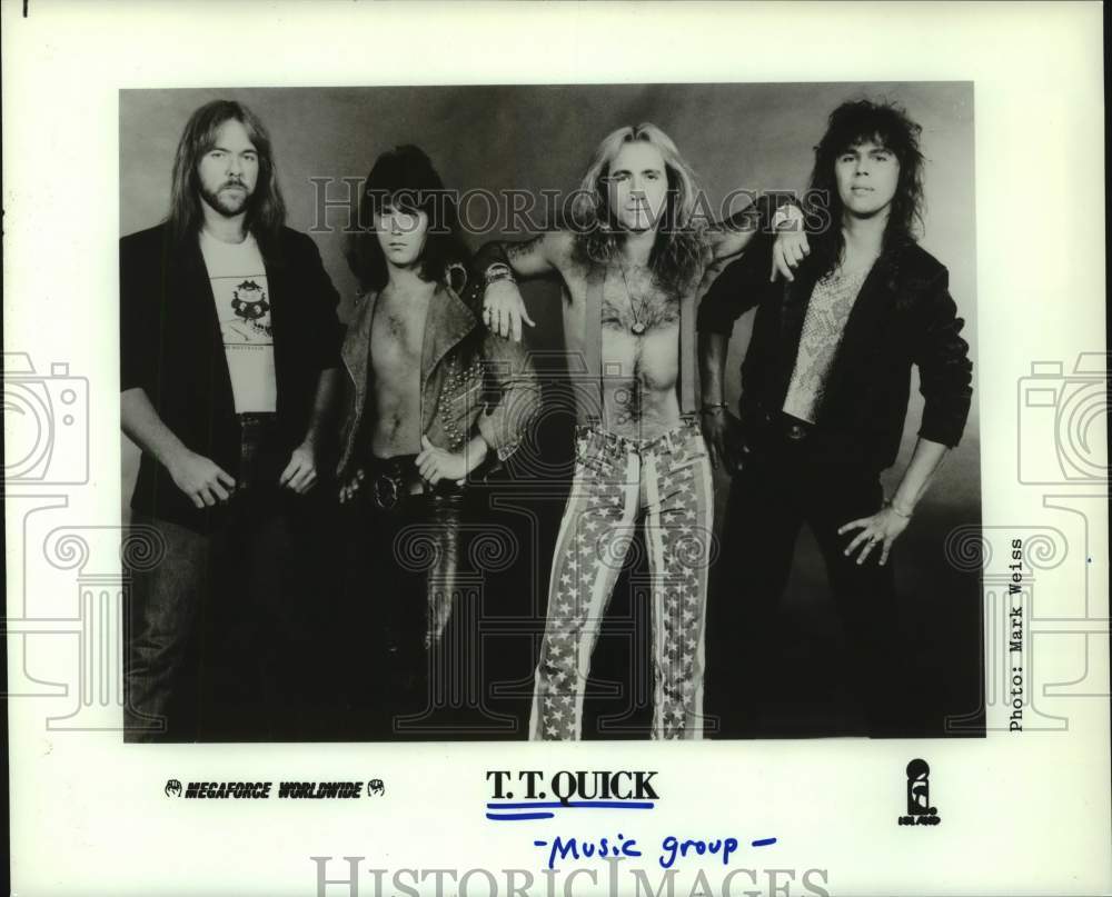 1986 Press Photo Music group T. T. Quick - hcp10050- Historic Images