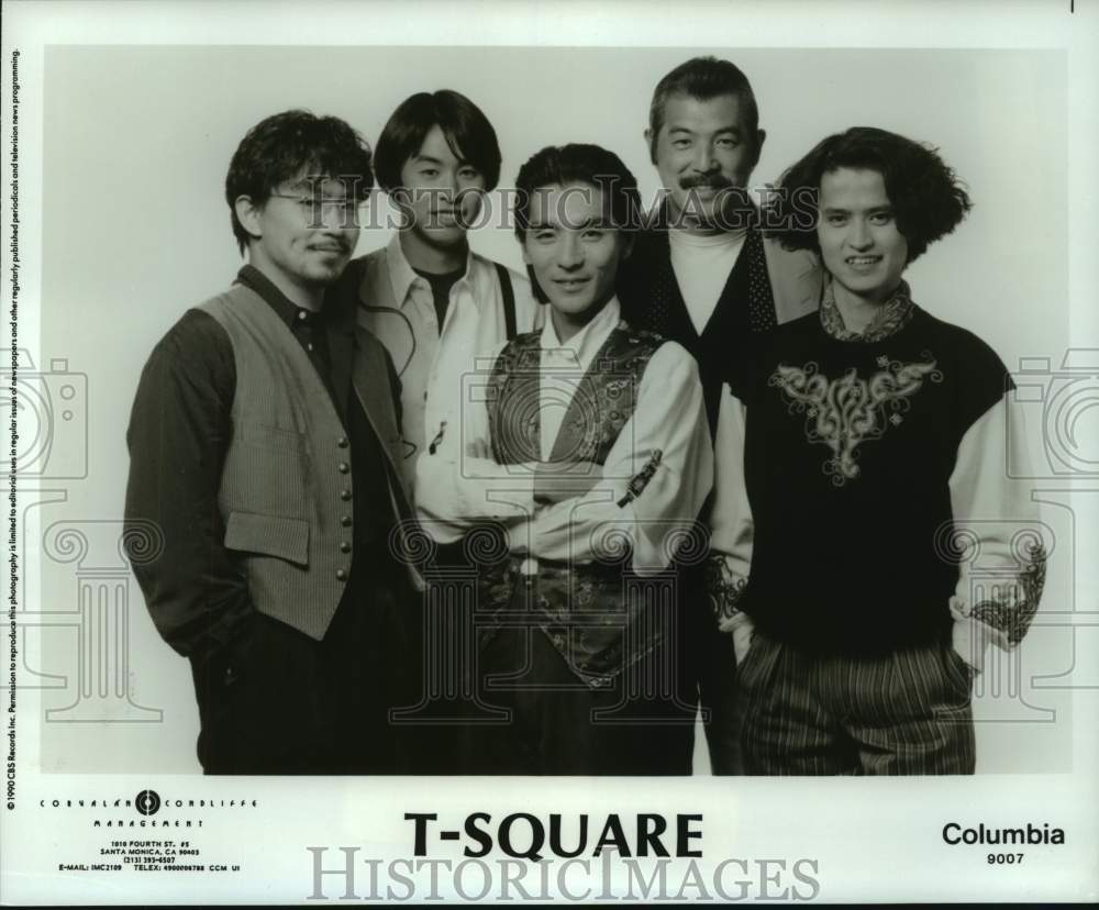 1990 Press Photo Music group T-Square - hcp10051- Historic Images