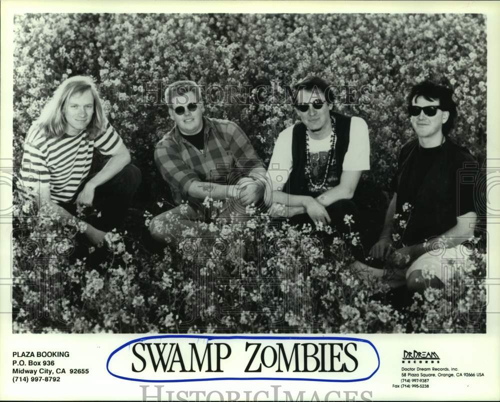 1989 Press Photo Rock Group &quot;Swamp Zombies&quot; - hcp10058- Historic Images