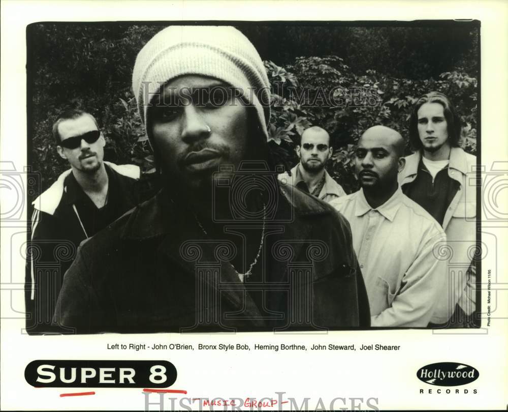 1995 Press Photo Music Group &quot;Super 8&quot; - hcp10064- Historic Images