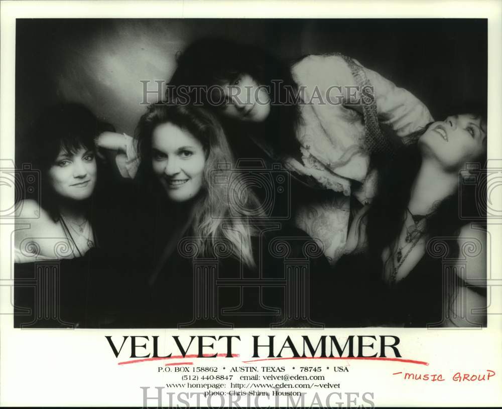 1995 Press Photo Members of the music group &quot;Velvet Hammer&quot; from Texas- Historic Images