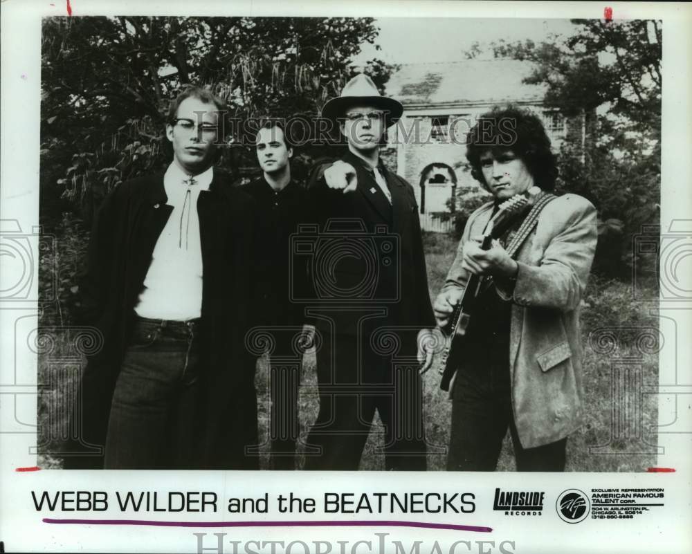 1988 Press Photo Members of the music group "Webb Wilder and the Beatnecks"- Historic Images