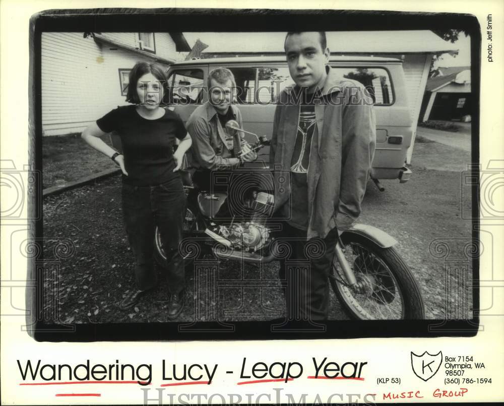 1996 Press Photo Members of the music group &quot;Wandering Lucy&quot; - Leap Year- Historic Images