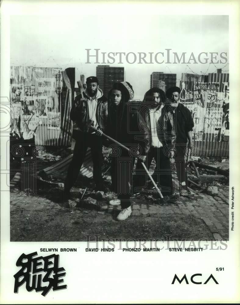 1991 Press Photo Music group Steel Pulse - hcp10099- Historic Images