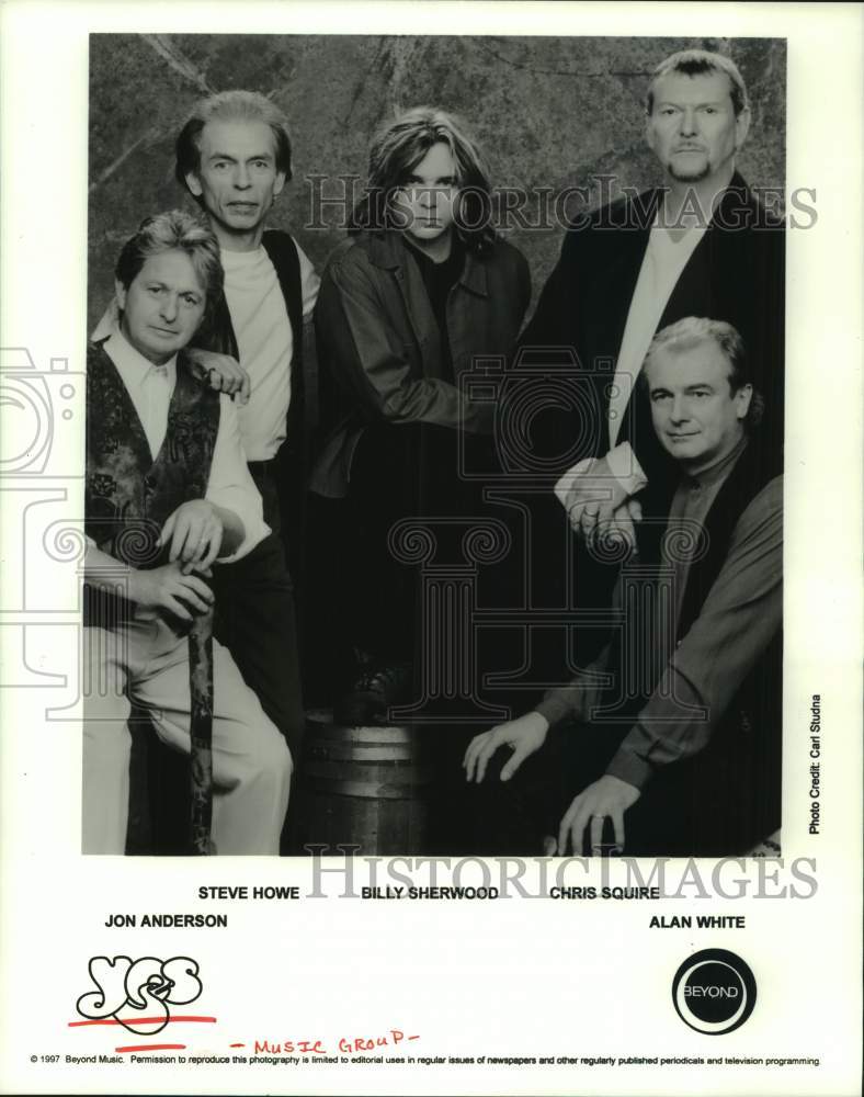 1997 Press Photo Music Group YES - hcp10101- Historic Images